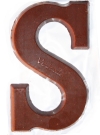 lettre S en chocolat Verkade